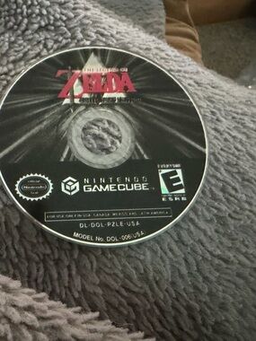 Nintendo GameCube Disc - Black and Red Zelda Collector Edition